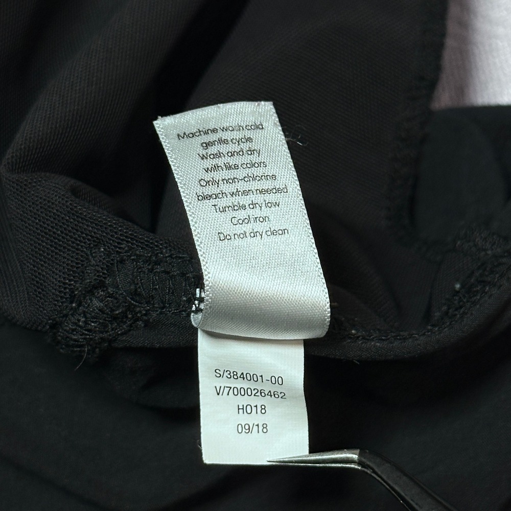 Athleta Attitude Pants Womens 10 Ruched Legs Lightweight Stretch Jogger Black - Picture 5 of 13